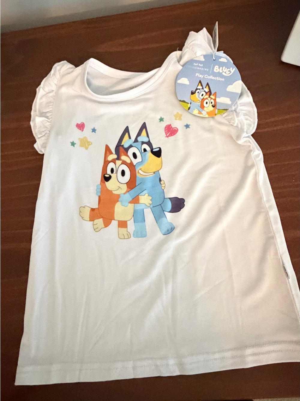 3T Little Sleepies Bluey & Bingo Flutter Tee